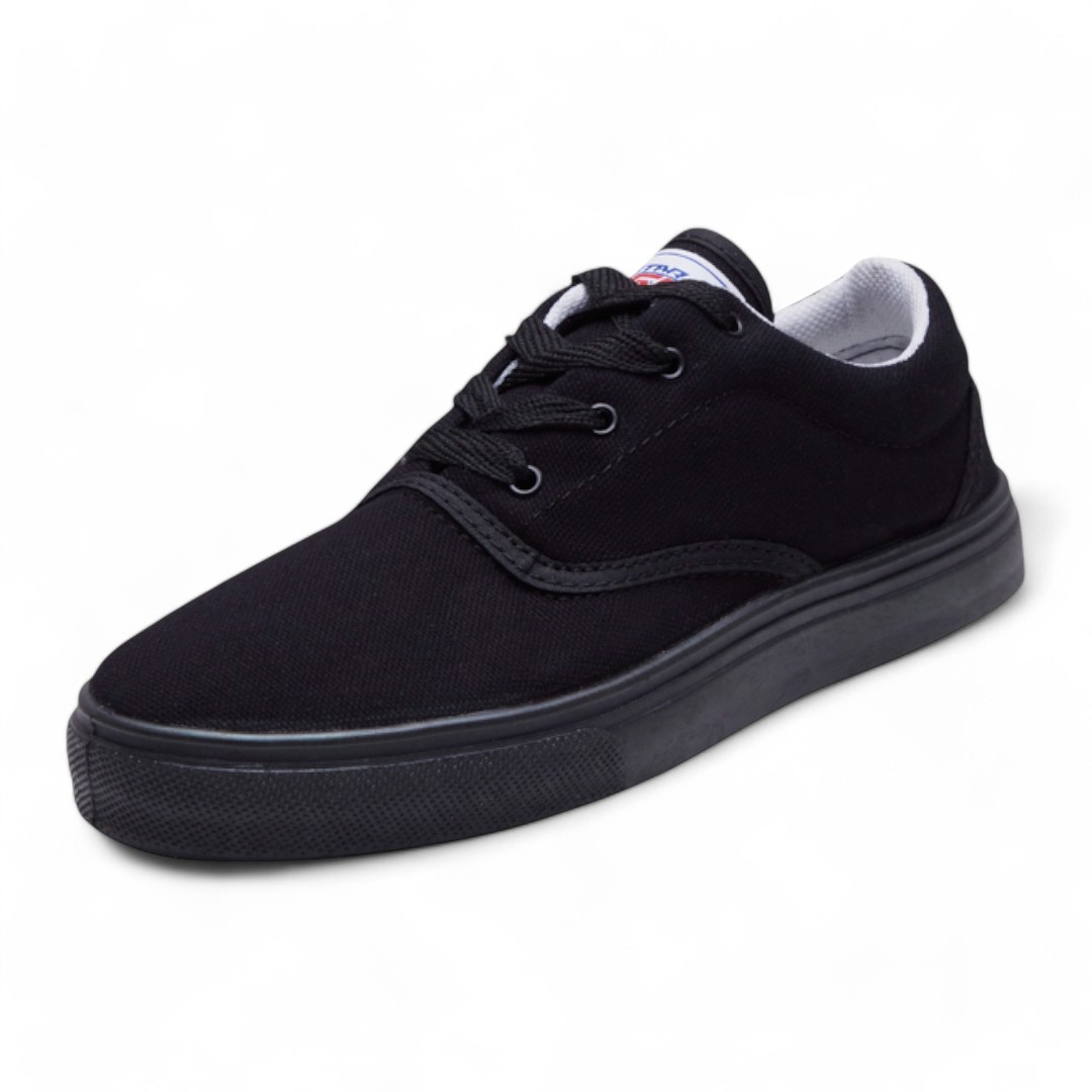 Foto 2 pulgar | Tenis Calzado Watanabe Negro Textil