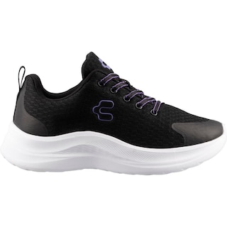 Foto 1 | Tenis Deportivo Mujer Charly 43026 Negro Entrenamiento Comodos Originales Talla 22 A 27 E