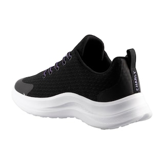 Foto 4 | Tenis Deportivo Mujer Charly 43026 Negro Entrenamiento Comodos Originales Talla 22 A 27 E