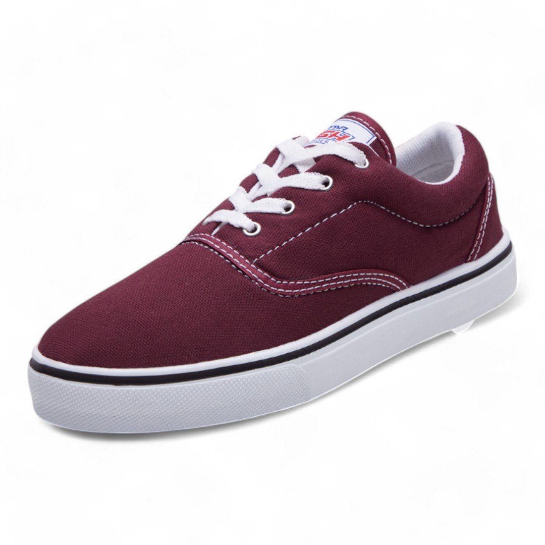 Tenis Calzado Watanabe Tinto Tela Costuras