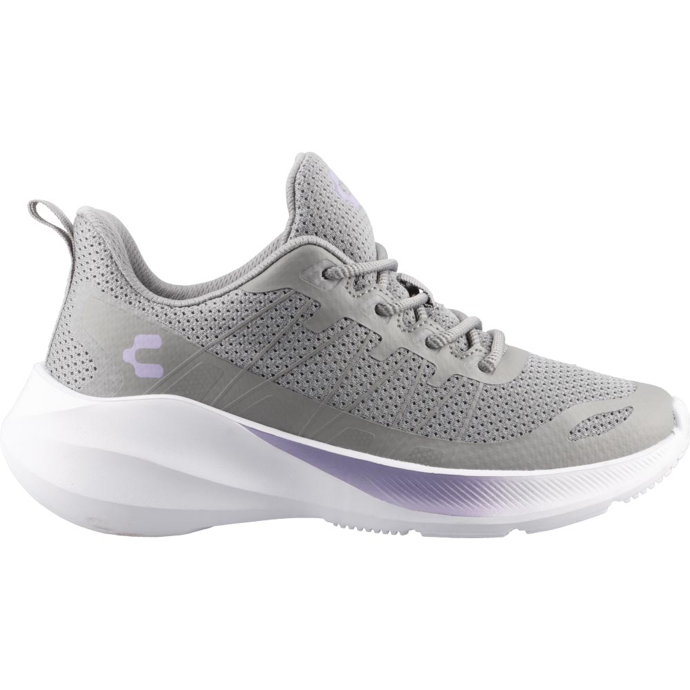 Tenis Deportivos Mujer Charly 59975 Gris Comodos Dama De Entrenamiento Gym Talla 22 A 27 E