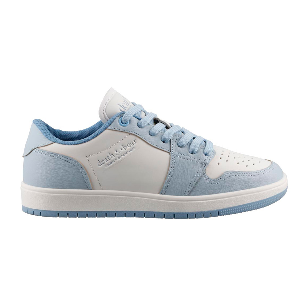 Foto 2 pulgar | Tenis Dama Death Bear 407 Blanco - Azul Casuales Mujer Talla 22 A 26 M