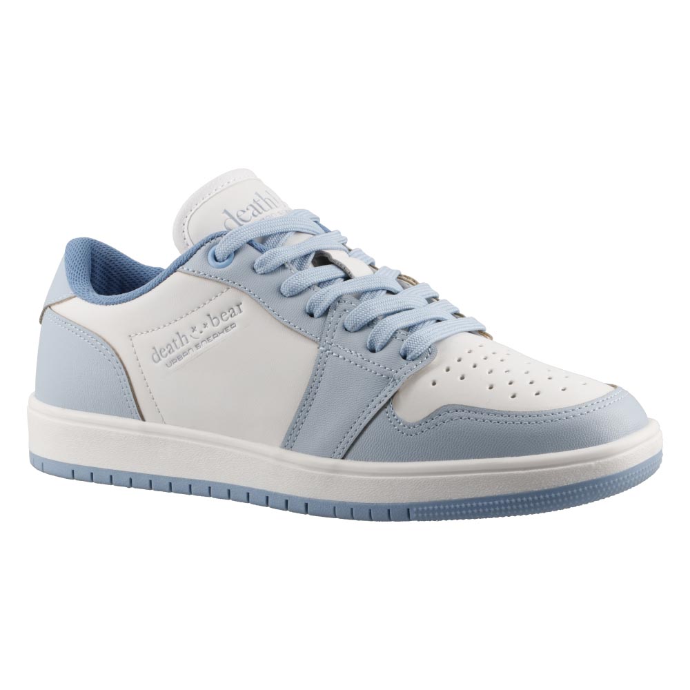 Foto 3 pulgar | Tenis Dama Death Bear 407 Blanco - Azul Casuales Mujer Talla 22 A 26 M