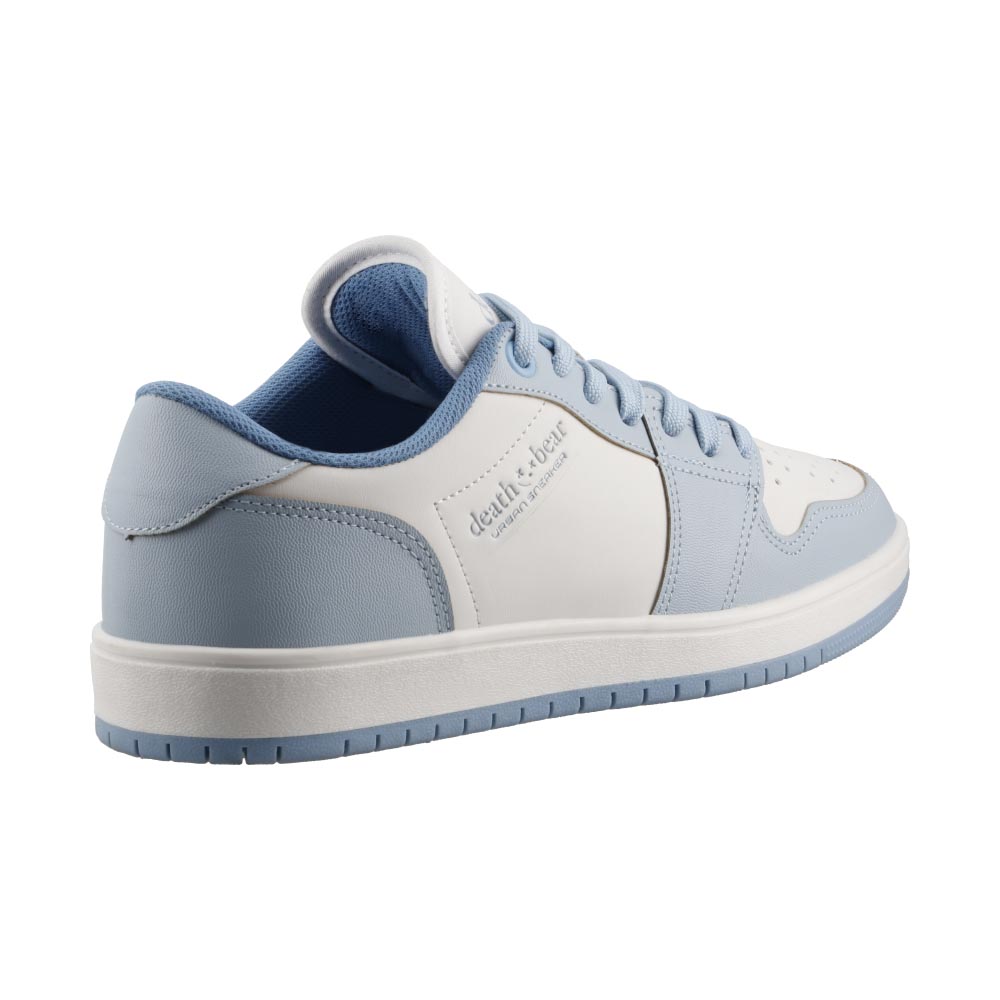 Foto 4 pulgar | Tenis Dama Death Bear 407 Blanco - Azul Casuales Mujer Talla 22 A 26 M