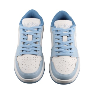 Foto 6 | Tenis Dama Death Bear 407 Blanco - Azul Casuales Mujer Talla 22 A 26 M