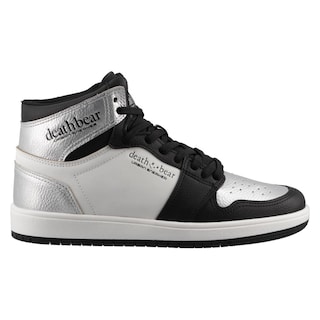 Foto 1 | Tenis Mujer Death Bear 333 Negro / Plata Tipo Bota Urbanos Casual Dama Talla 22 A 25.5 M