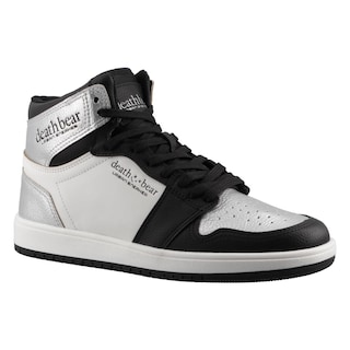 Foto 2 | Tenis Mujer Death Bear 333 Negro / Plata Tipo Bota Urbanos Casual Dama Talla 22 A 25.5 M