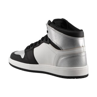 Foto 4 | Tenis Mujer Death Bear 333 Negro / Plata Tipo Bota Urbanos Casual Dama Talla 22 A 25.5 M