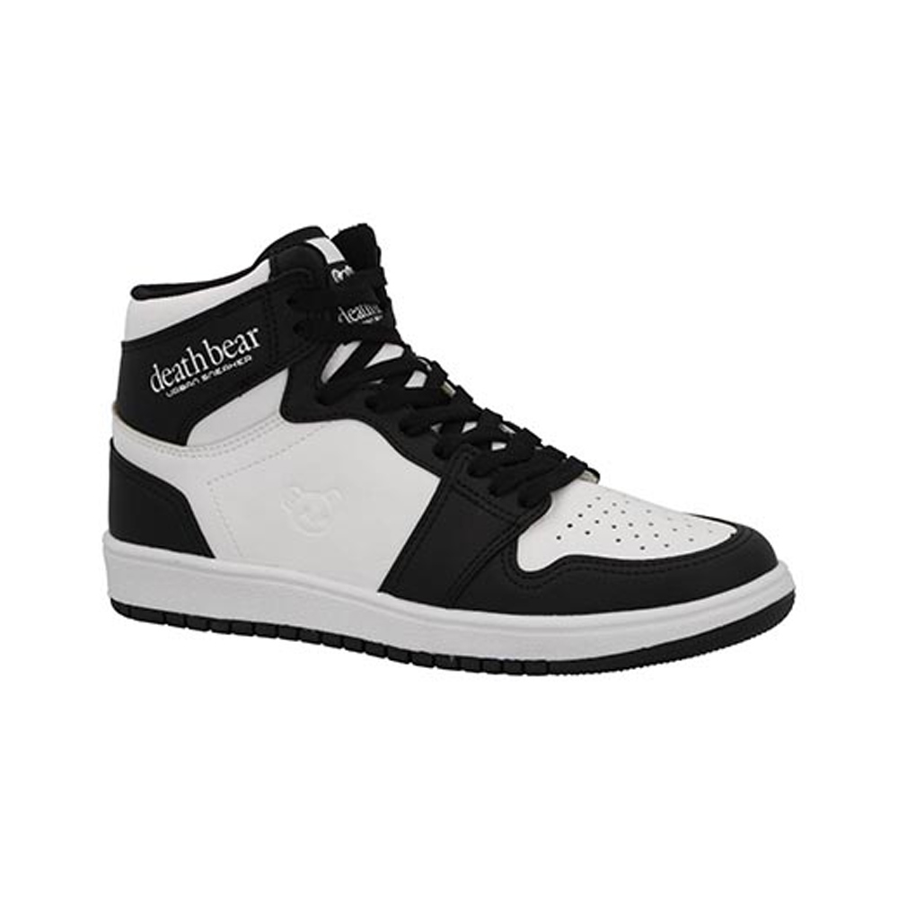 Foto 3 pulgar | Tenis Mujer Death Bear 333 Blanco/negro Tipo Bota Urbanos Casual Dama