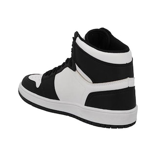 Foto 4 | Tenis Mujer Death Bear 333 Blanco/negro Tipo Bota Urbanos Casual Dama