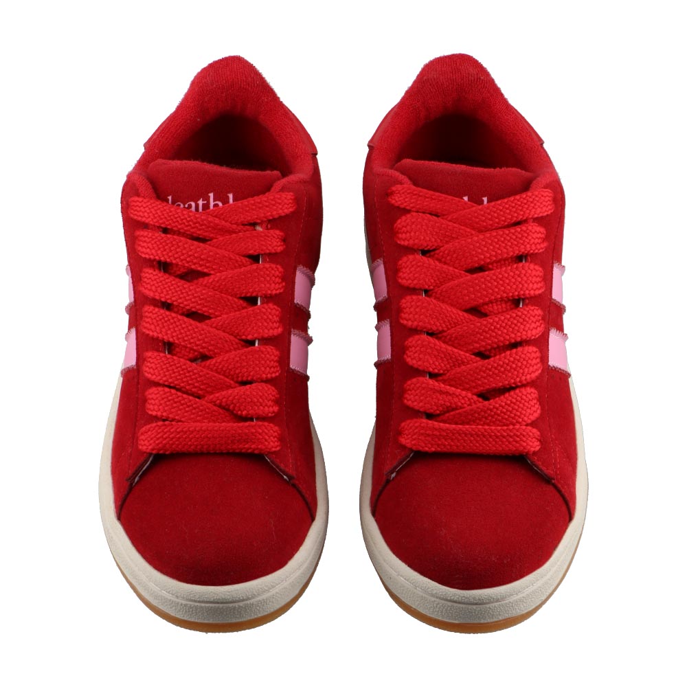 Foto 7 pulgar | Tenis Dama Death Bear 406 Rojo Tenis Casual Mujer Talla 22 A 26 M