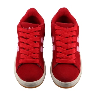 Foto 6 | Tenis Dama Death Bear 406 Rojo Tenis Casual Mujer Talla 22 A 26 M