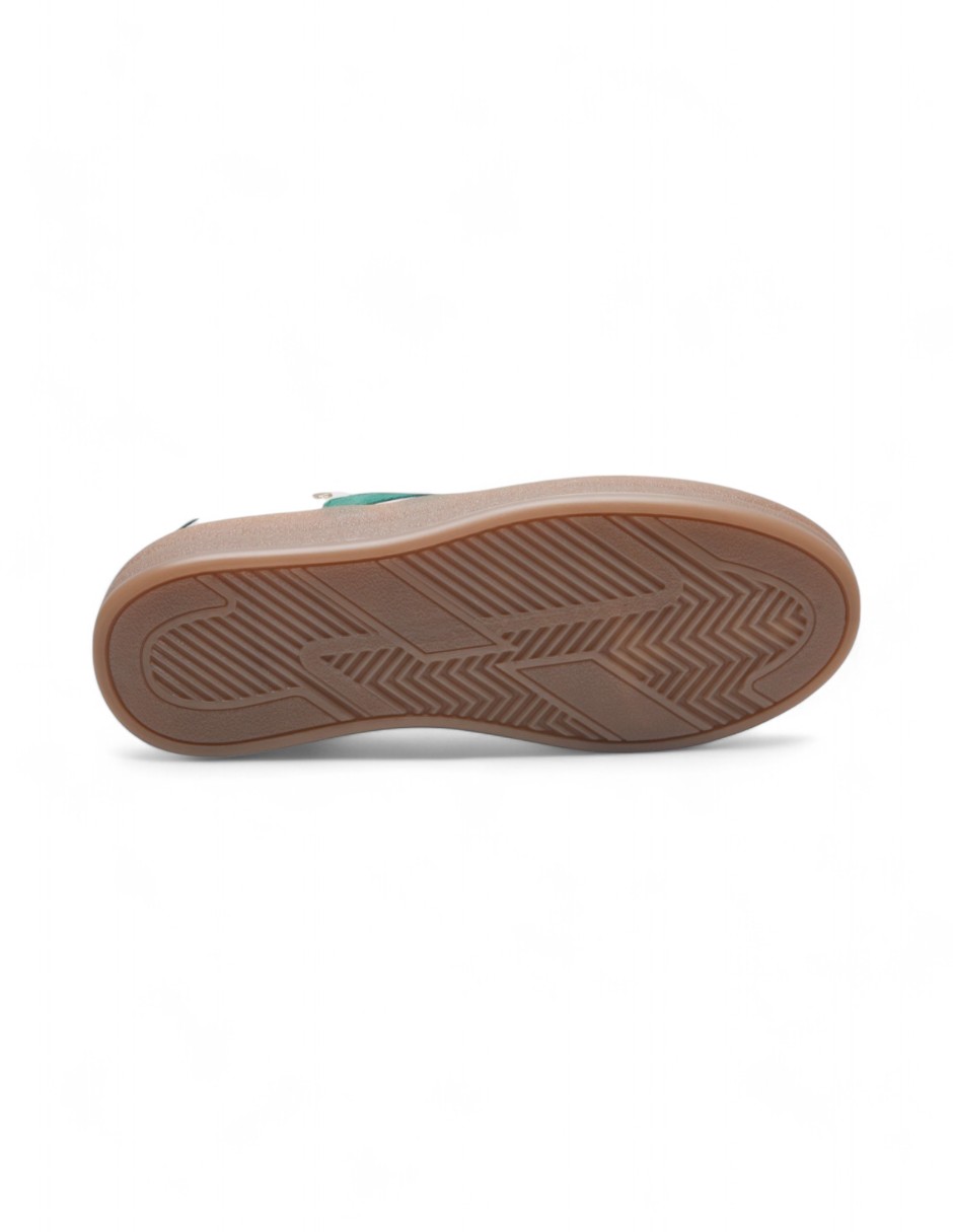 Foto 4 pulgar | Tenis Calzado Watanabe Color Multicolor Blanco Con Verde