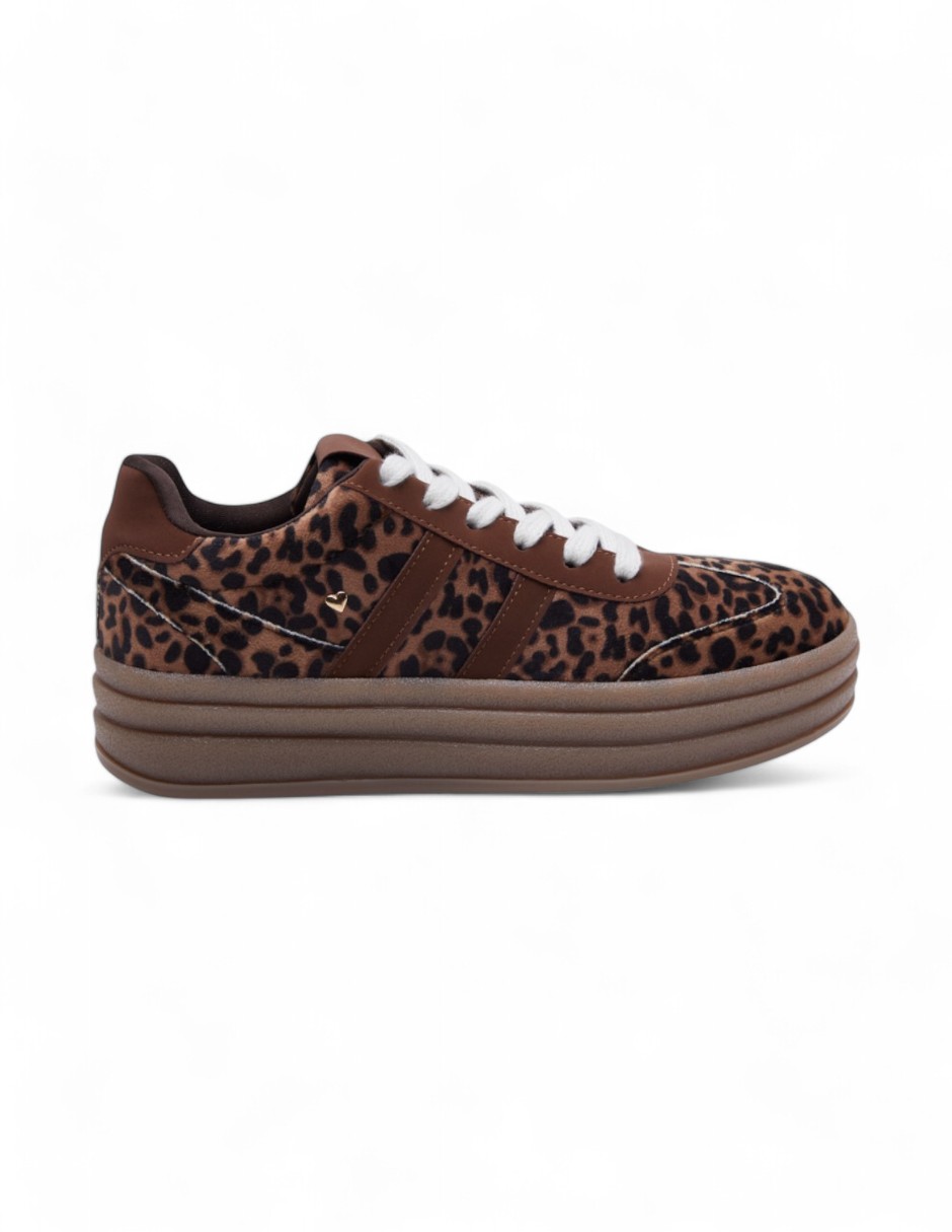 Foto 2 | Tenis Calzado Watanabe Color Multicolor Animal Print