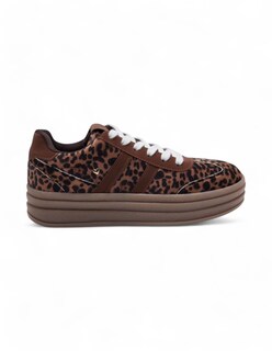 Foto 2 | Tenis Calzado Watanabe Color Multicolor Animal Print