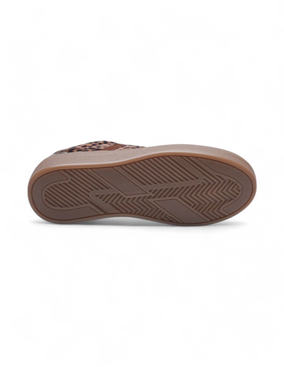Foto 4 pulgar | Tenis Calzado Watanabe Color Multicolor Animal Print