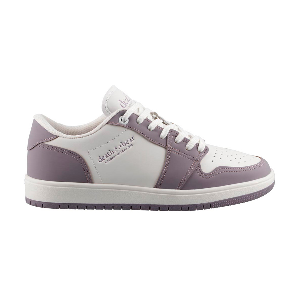 Foto 2 pulgar | Tenis Dama Death Bear 407 Blanco/lila Casuales Mujer Talla 22 A 26 M