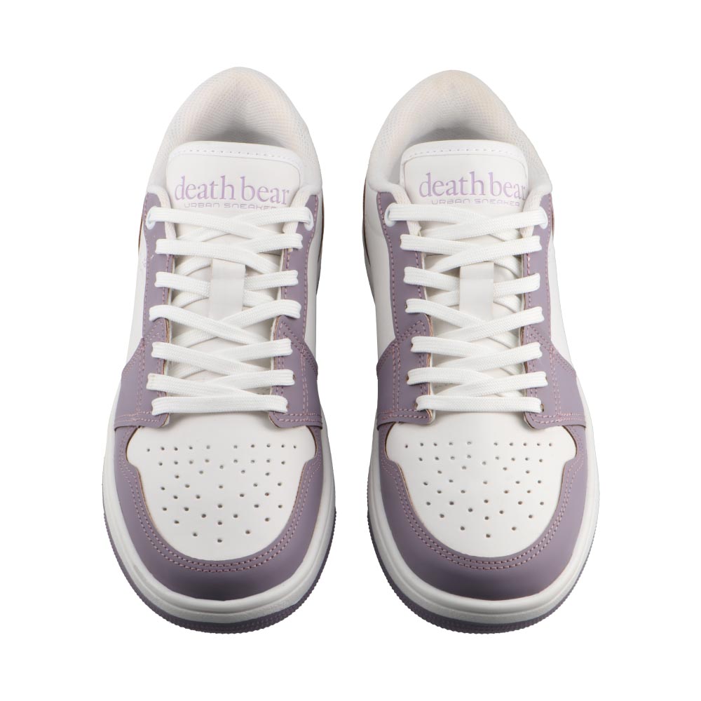Foto 7 pulgar | Tenis Dama Death Bear 407 Blanco/lila Casuales Mujer Talla 22 A 26 M