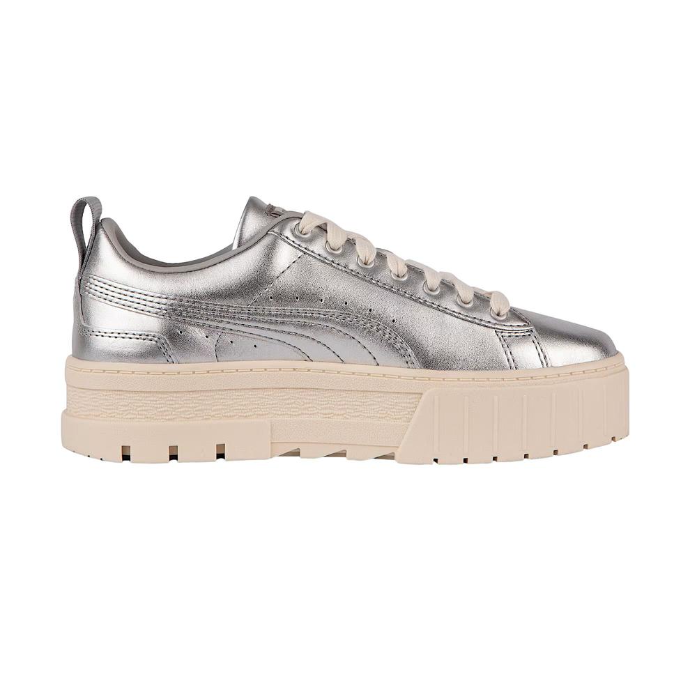 Foto 5 pulgar | Tenis Puma Mayze Chrome Wns Mujer Moderno Plateado