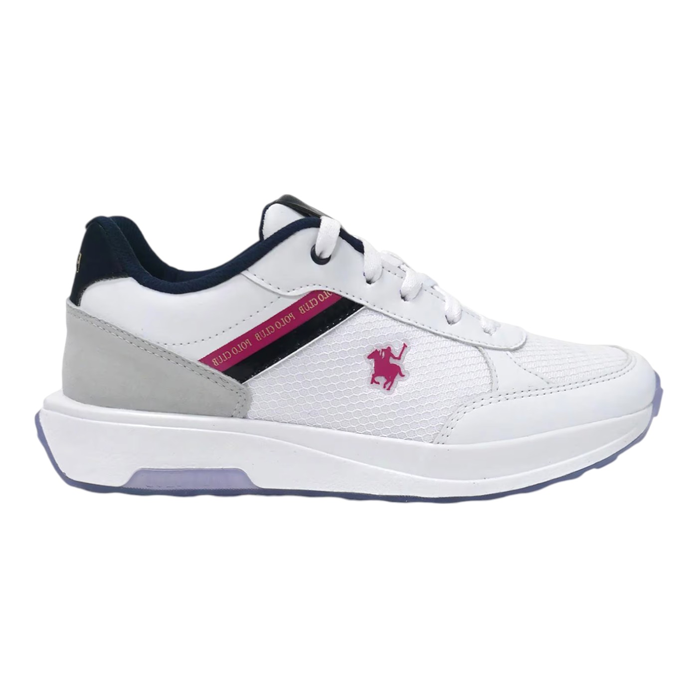 Foto 2 pulgar | Tenis Polo Ney York Color Blanco Para Mujer Modelo U102b