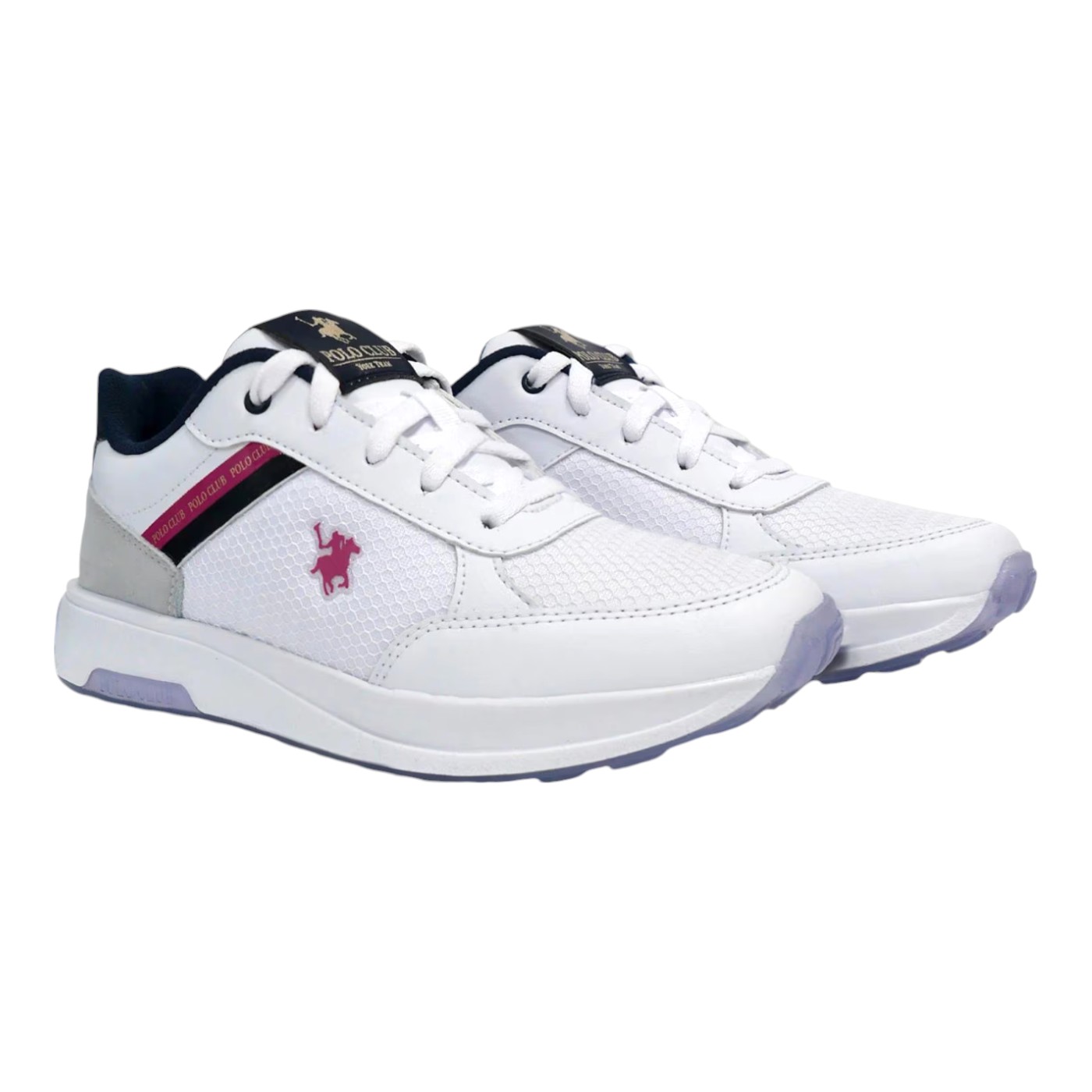 Foto 4 pulgar | Tenis Polo Ney York Color Blanco Para Mujer Modelo U102b