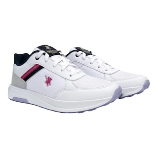 Foto 3 | Tenis Polo Ney York Color Blanco Para Mujer Modelo U102b
