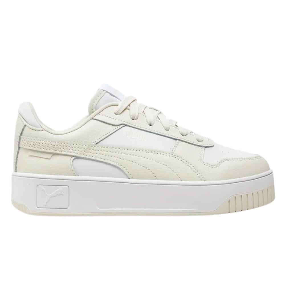 Foto 2 pulgar | Tenis Puma Carina Street Mujer Plataforma Blanco Blanco