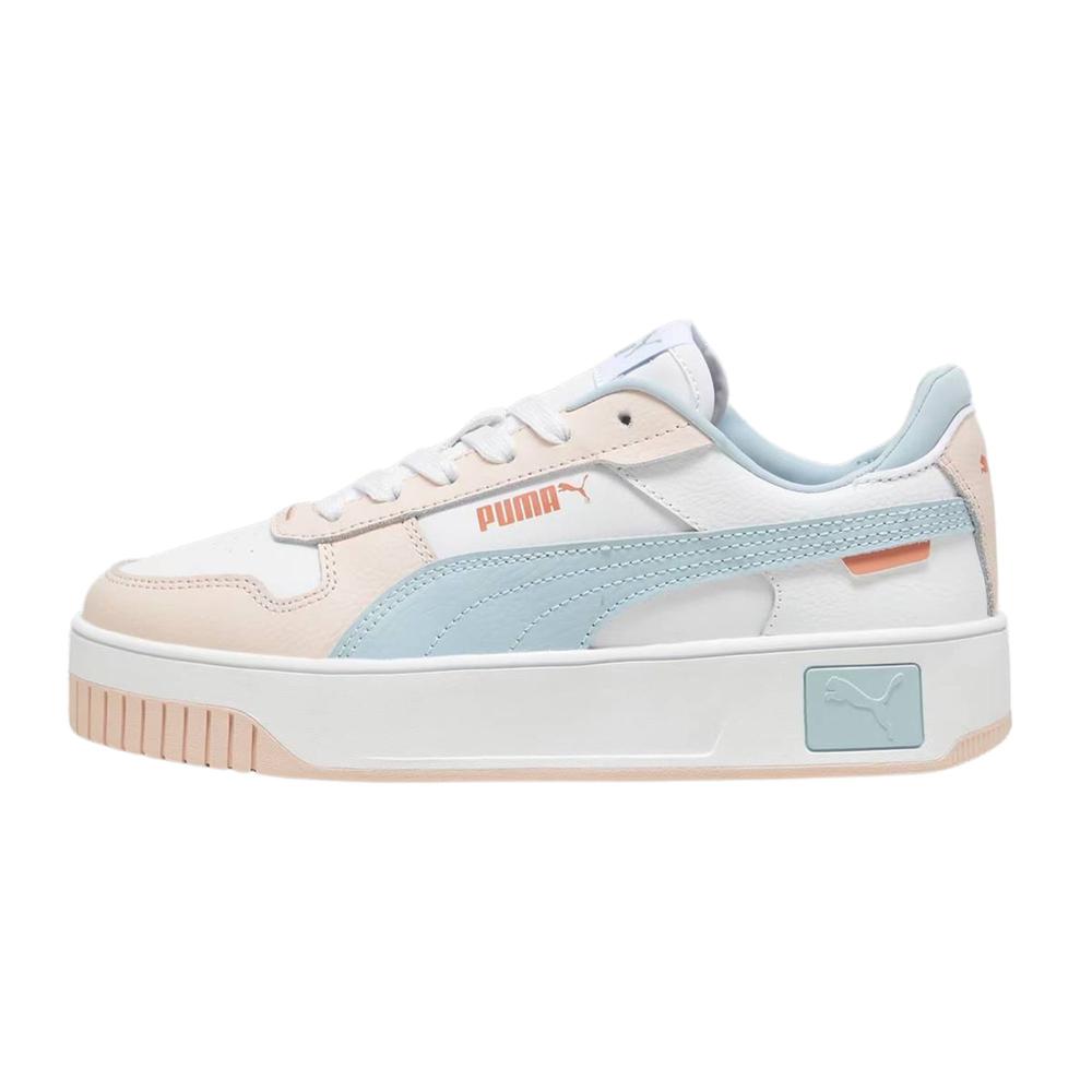 Foto 2 pulgar | Tenis Puma Carina Street Jr Mujer Girly Blanco