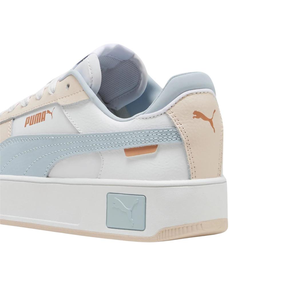 Foto 4 pulgar | Tenis Puma Carina Street Jr Mujer Girly Blanco