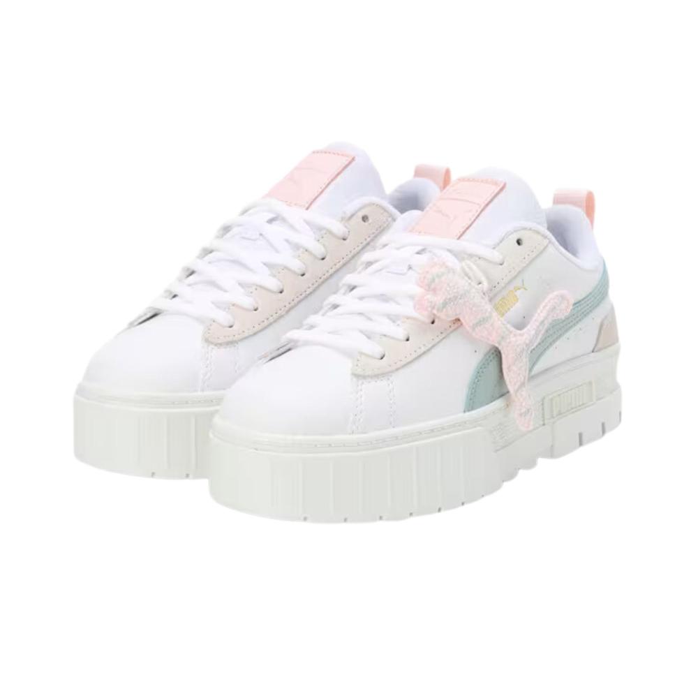 Foto 3 pulgar | Tenis Puma Mayze Merry X-mas Wns Mujer Niebla Blanco