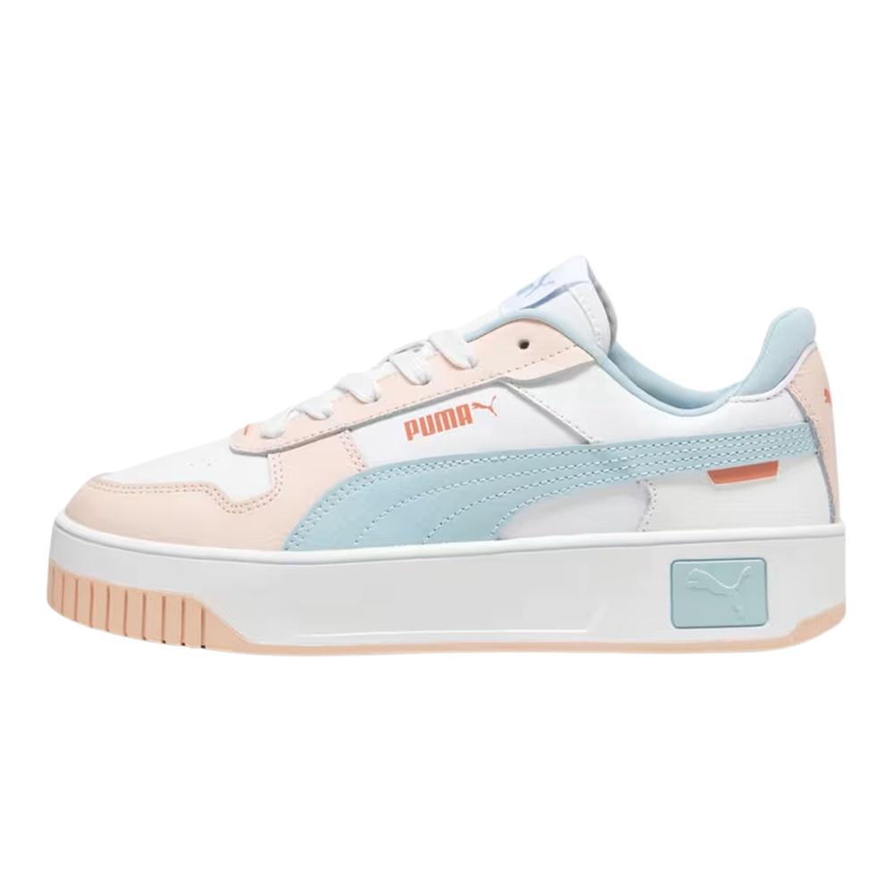 Foto 2 pulgar | Tenis Puma Carina Street Mujer A La Moda Blanco