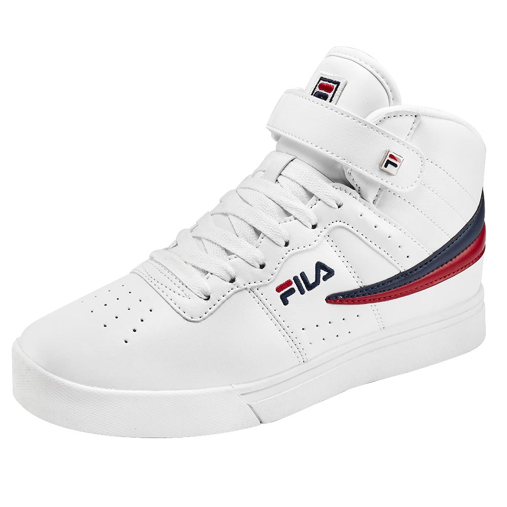Tenis De Mujer Tipo Botin Fila 101125 Blanco Tenis Casual De Dama Talla 23 A 27 E