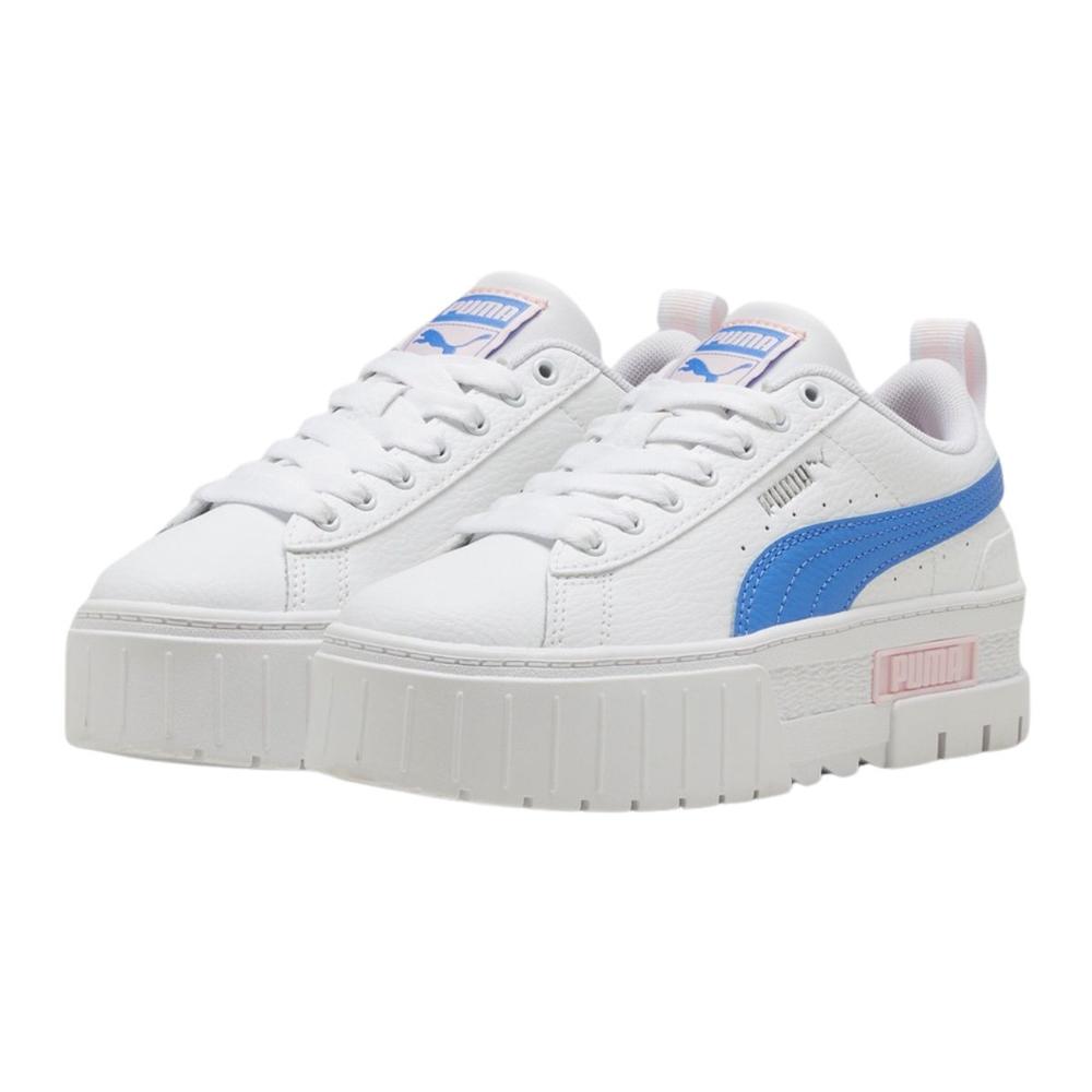 Foto 4 pulgar | Tenis Puma Mayze Lth Jr Blancos para Mujer