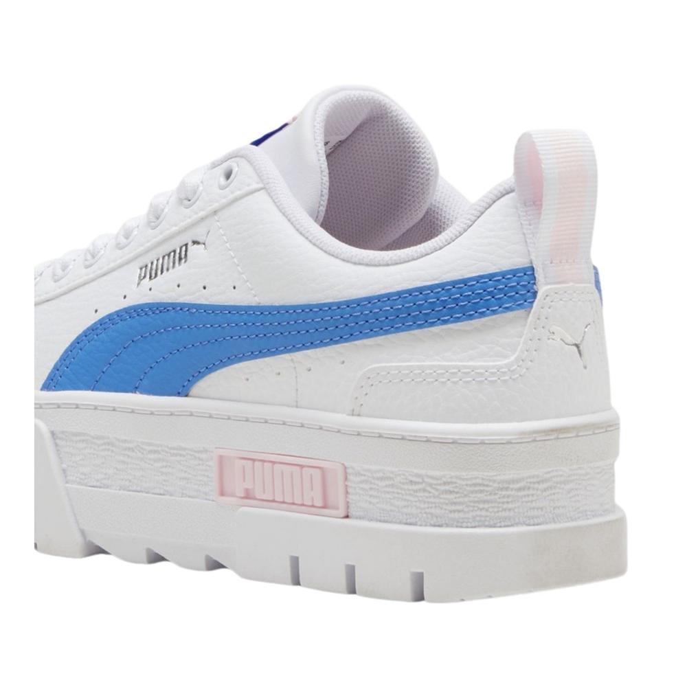 Foto 6 pulgar | Tenis Puma Mayze Lth Jr Blancos para Mujer