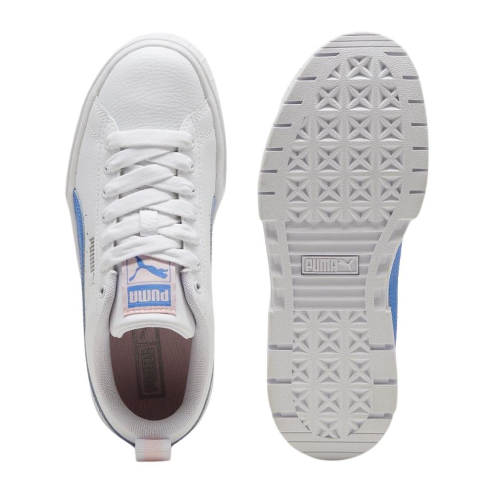 Foto 7 pulgar | Tenis Puma Mayze Lth Jr Blancos para Mujer