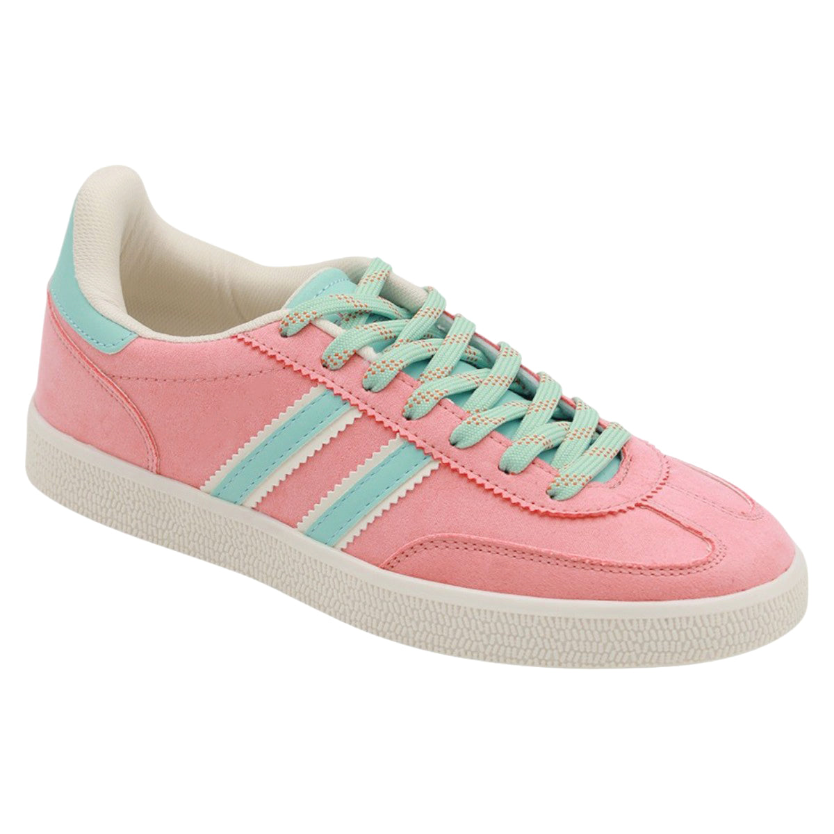 Foto 2 pulgar | Tenis Con Cordones Exterior Textil Color Rosa Para Mujer De Rbcollection