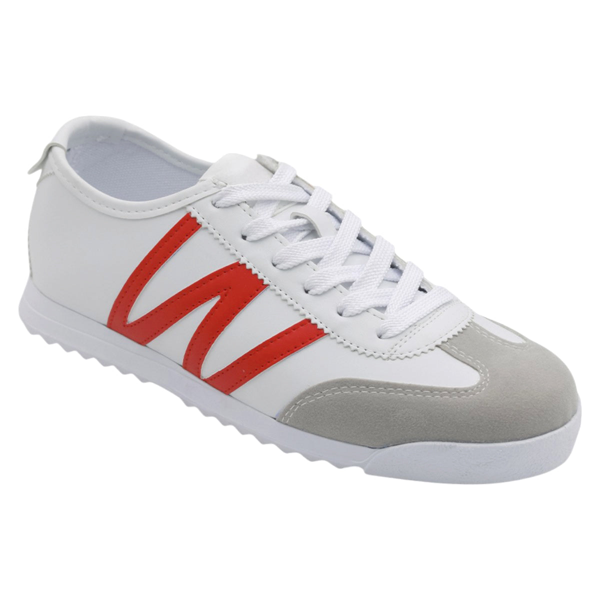 Tenis Con Cordones Exterior Piel Vegana Color Blanco Para Mujer De Rbcollection
