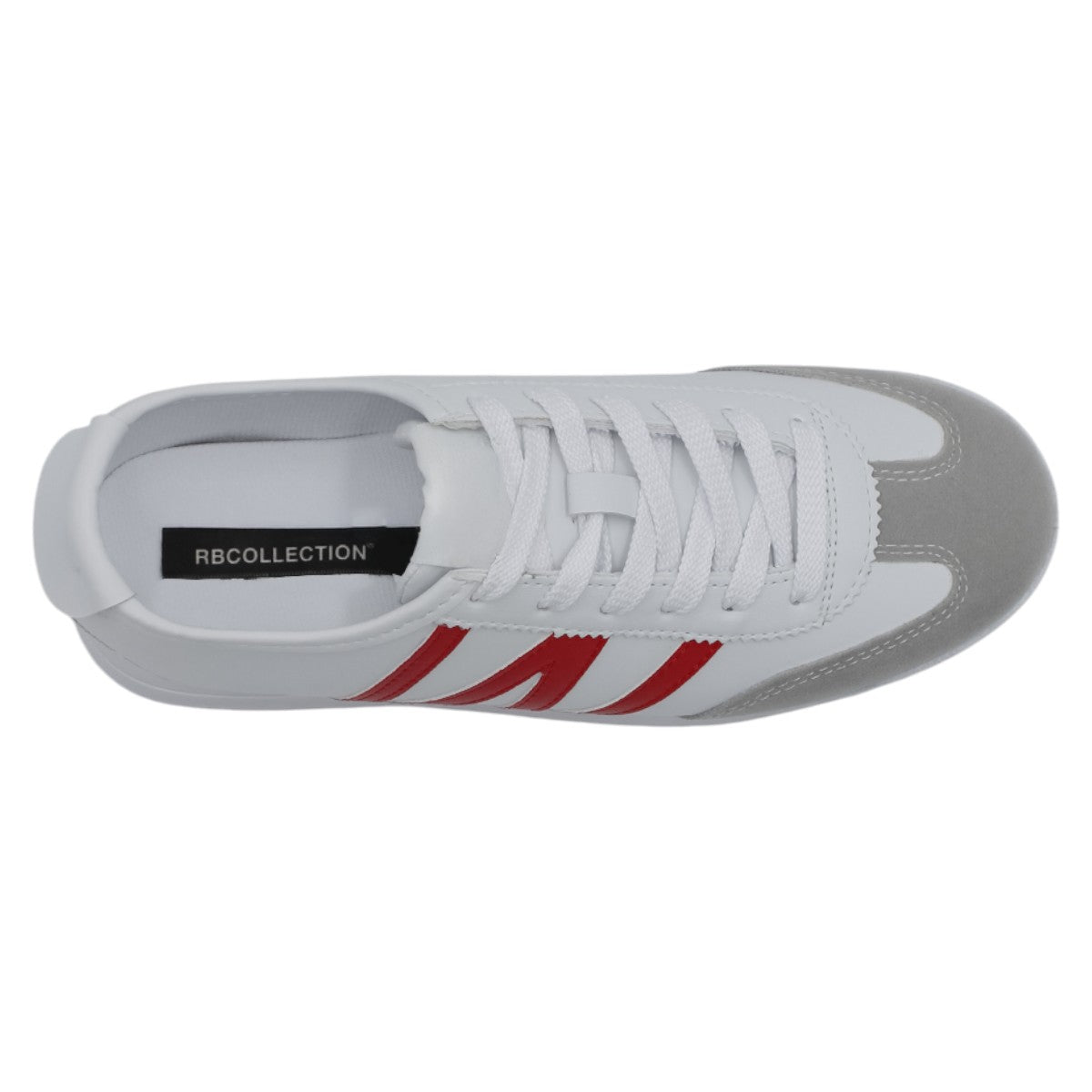 Foto 5 | Tenis Con Cordones Exterior Piel Vegana Color Blanco Para Mujer De Rbcollection