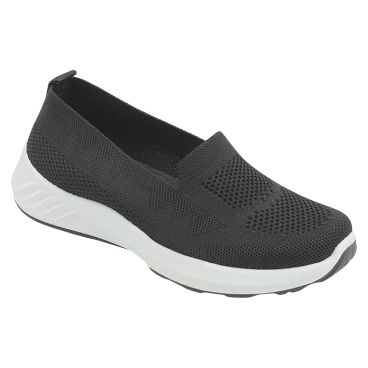 Foto 2 pulgar | Tenis Sin Cordones Exterior Textil Color Negro Para Mujer De Rbmove