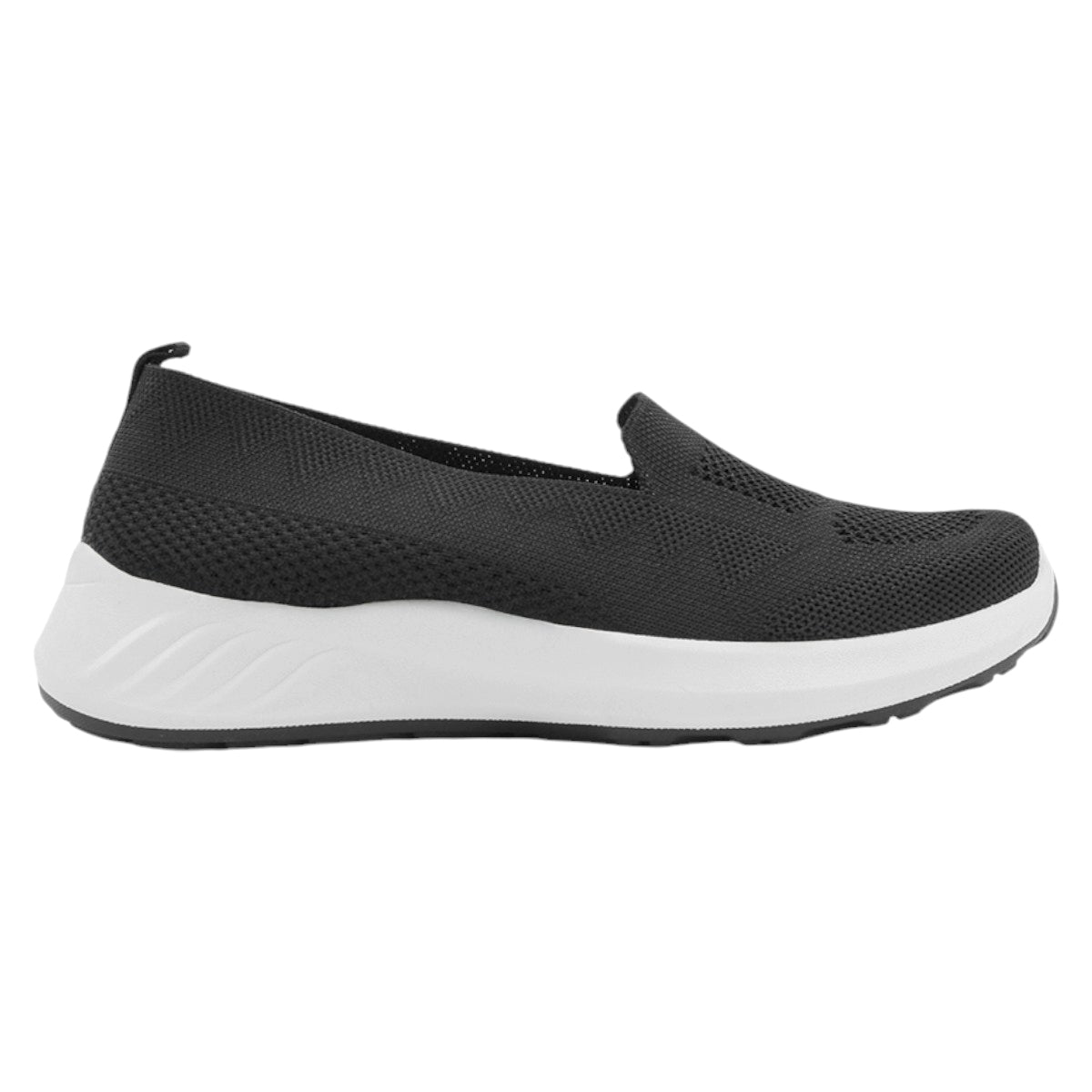 Foto 3 pulgar | Tenis Sin Cordones Exterior Textil Color Negro Para Mujer De Rbmove