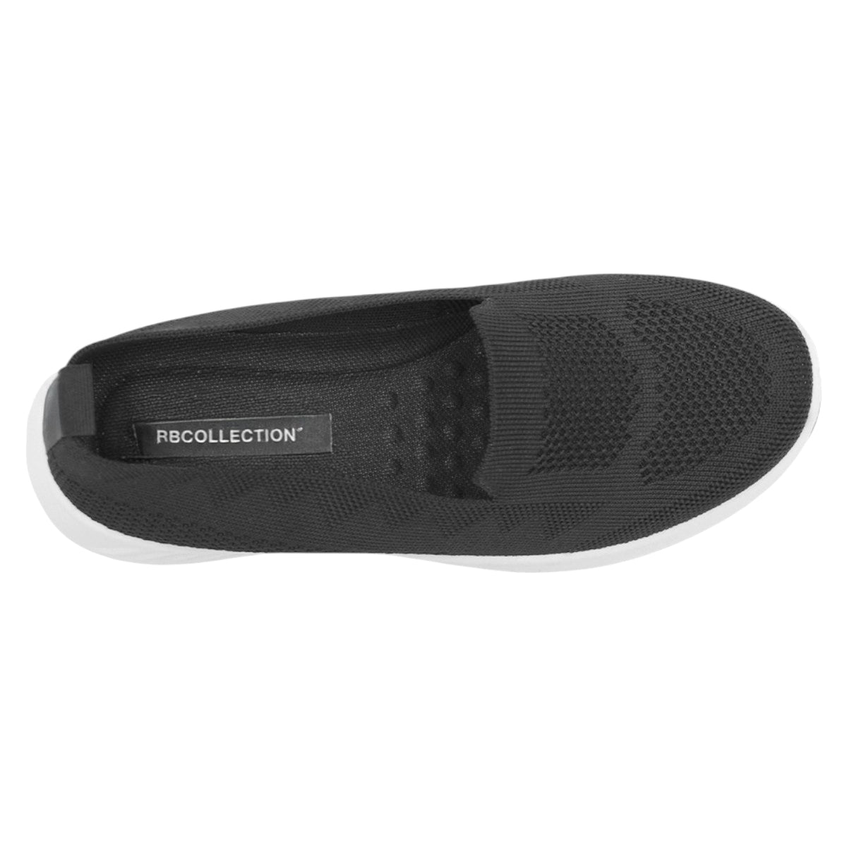 Foto 4 pulgar | Tenis Sin Cordones Exterior Textil Color Negro Para Mujer De Rbmove
