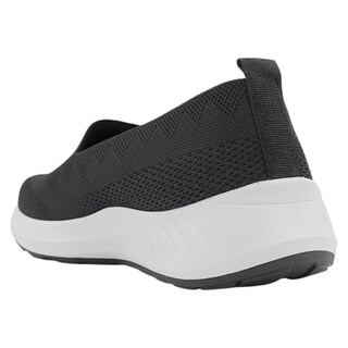 Foto 4 | Tenis Sin Cordones Exterior Textil Color Negro Para Mujer De Rbmove