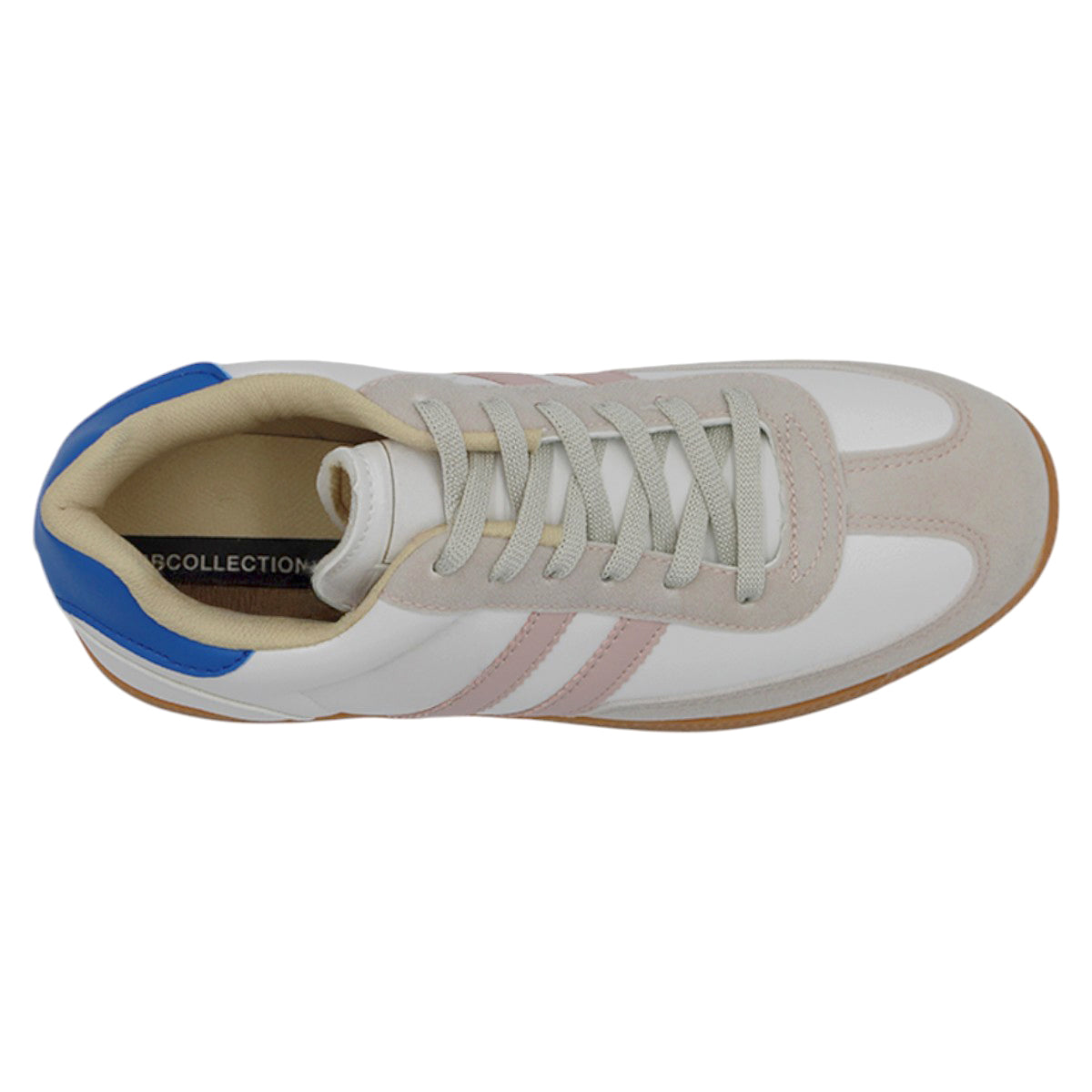 Foto 6 pulgar | Tenis Con Cordones Exterior Piel Vegana Color Late Para Mujer De Rbcollection