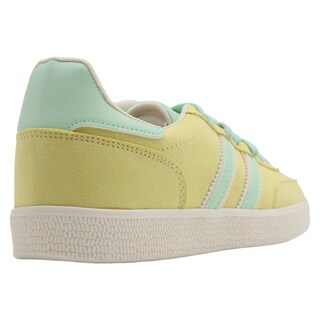 Foto 3 | Tenis Con Cordones Exterior Textil Color Amarillo Para Mujer De Rbcollection