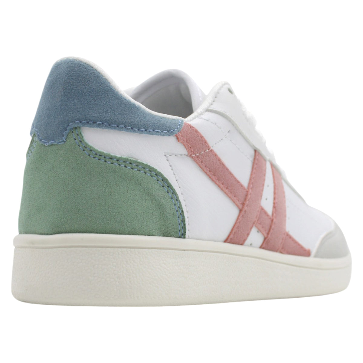 Foto 4 pulgar | Tenis Con Cordones Exterior Piel Vegana Color Blanco Para Mujer De Rbcollection