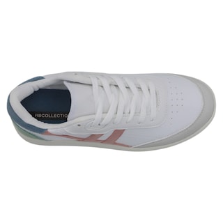 Foto 5 | Tenis Con Cordones Exterior Piel Vegana Color Blanco Para Mujer De Rbcollection