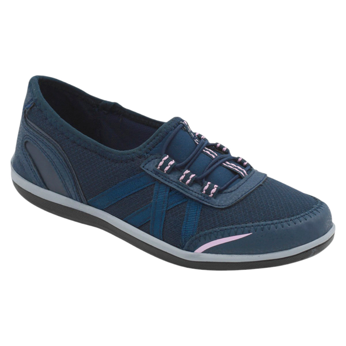 Foto 2 pulgar | Tenis Tipo Racing Exterior Textil Color Azul Para Mujer De Rbbasics