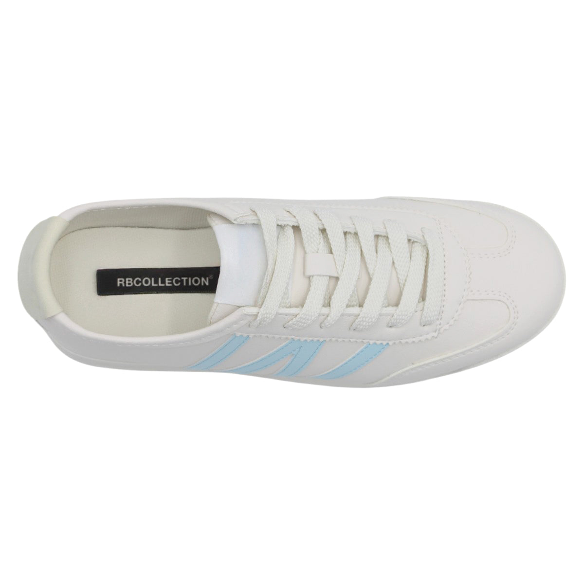 Foto 6 pulgar | Tenis Con Cordones Exterior Piel Vegana Color Late Para Mujer De Rbcollection