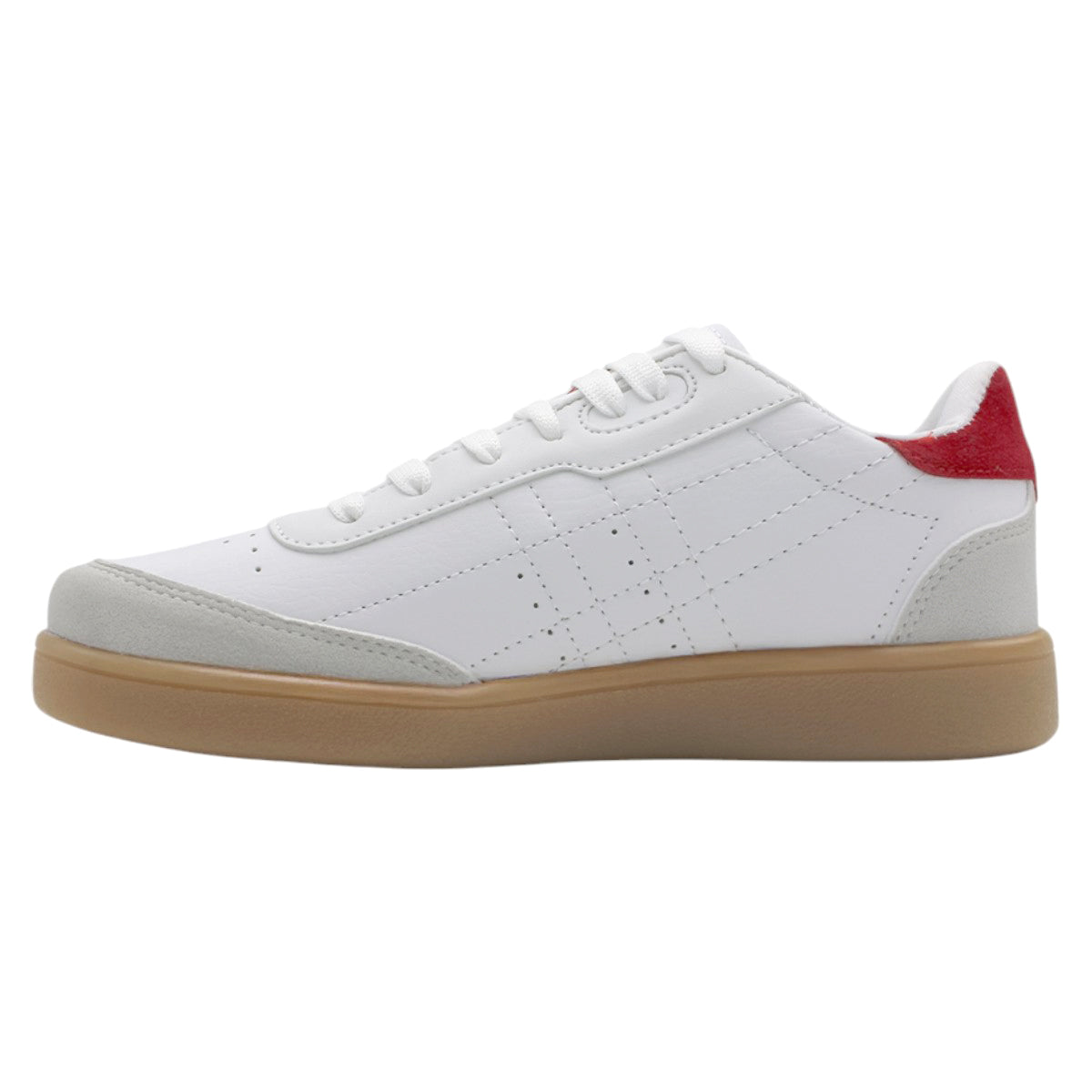 Foto 5 pulgar | Tenis Con Cordones Exterior Piel Vegana Color Blanco Para Mujer De Rbcollection