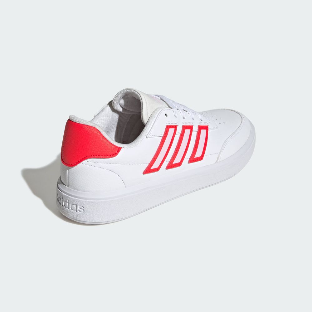 Foto 8 pulgar | Tenis Courtblock Adidas Blancos para Mujer